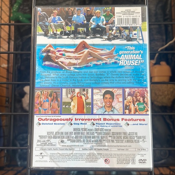 Accepted DVD Universal Movie Justin Long, Lewis Black, Blake Lively, Jonah Hill - Picture 2 of 5